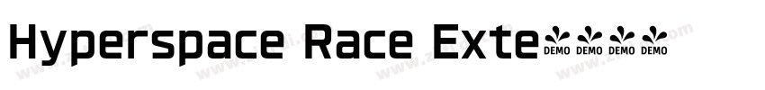 Hyperspace Race Exte字体转换 Hyperspace Race Exte字体转换